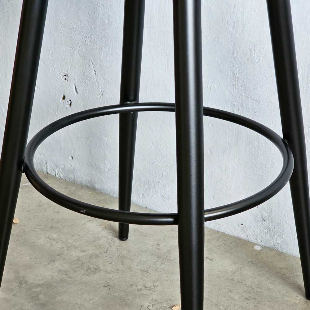 Ghế bar chân sắt cone bọc nệm da G Ghế bar chân sắt cone bọc nệm da G - hình 3