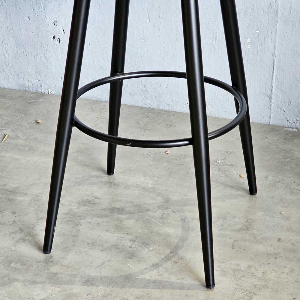 Ghế bar chân sắt cone bọc nệm da G Ghế bar chân sắt cone bọc nệm da G - hình 4