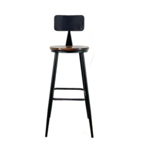 Ghế Bar có lưng tựa mặt gỗ màu nâu G