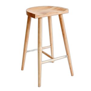 Lỗi 404 Ghế bar gỗ cao su mặt cong phong cách G