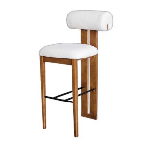Lỗi 404 Ghế bar Hippo gỗ Ash vải lông cừu G