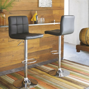Ghế bar mâm xoay nệm bọc simili - hình 1
