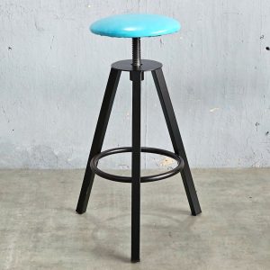 Ghế bar nâng hạ nệm bọc Si chân sắt G - hình 1