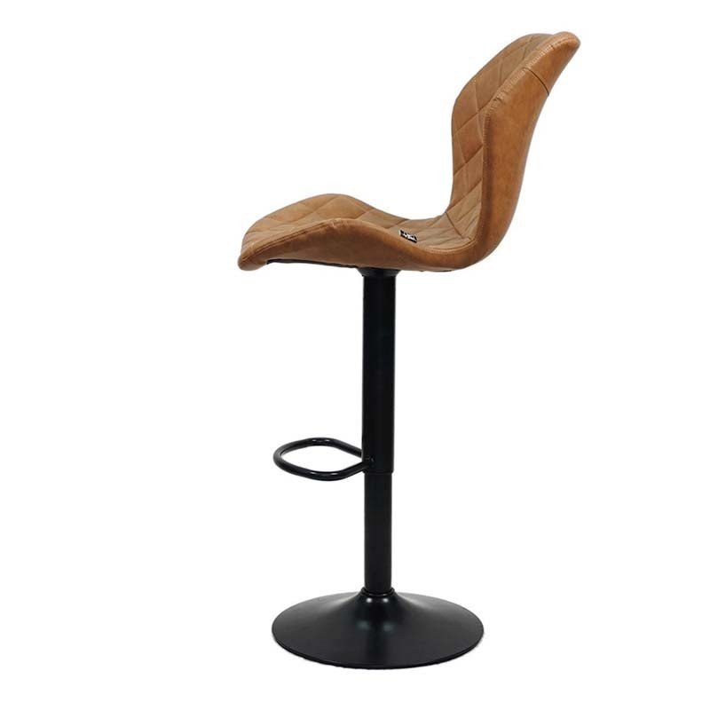 Ghế bar nệm bọc da PU chân sắt GAK-453A Ghế bar nệm bọc da PU chân sắt GAK-453A - hình 2