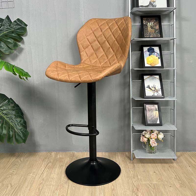 Ghế bar nệm bọc da PU chân sắt GAK-453A Ghế bar nệm bọc da PU chân sắt GAK-453A - hình 5