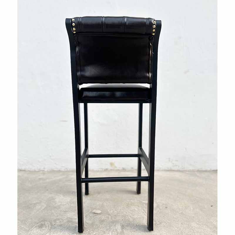 Ghế bar nệm simili chân sắt giả gỗ Ghế bar nệm simili chân sắt giả gỗ - hình 4