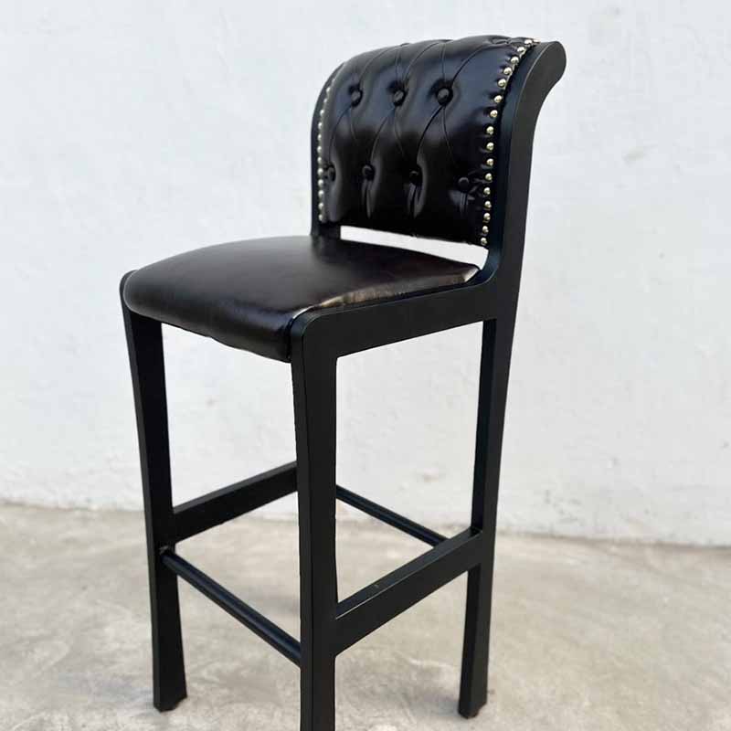 Ghế bar nệm simili chân sắt giả gỗ Ghế bar nệm simili chân sắt giả gỗ - hình 5
