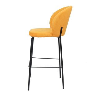 Ghế bar nệm vải khung chân sắt - hình 1