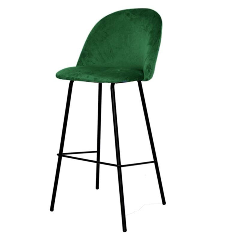 Ghế bar nệm vải khung chân sắt Ghế bar nệm vải khung chân sắt - hình 3