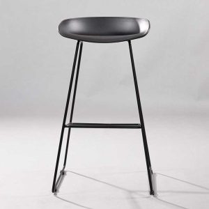 Ghế bar nhựa chân sắt lap 10 sơn tĩnh điện - hình 1