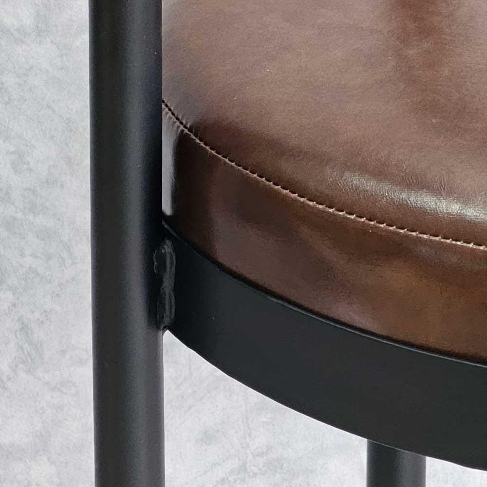 Ghế bar SOFT khung sắt lót nệm da bọc vài PU Ghế bar SOFT khung sắt lót nệm da bọc vài PU - hình 3