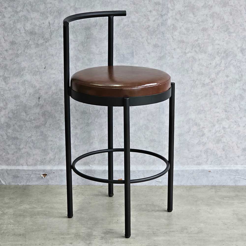 Ghế bar SOFT khung sắt lót nệm da bọc vài PU Ghế bar SOFT khung sắt lót nệm da bọc vài PU - hình 4