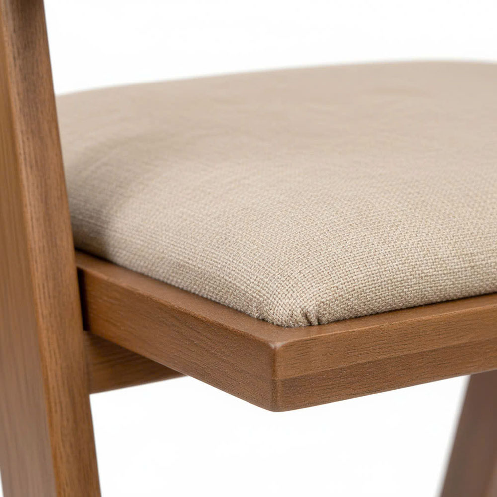 Ghế bar V-Leg bọc vải gỗ Ash G Ghế bar V-Leg bọc vải gỗ Ash G - hình 2