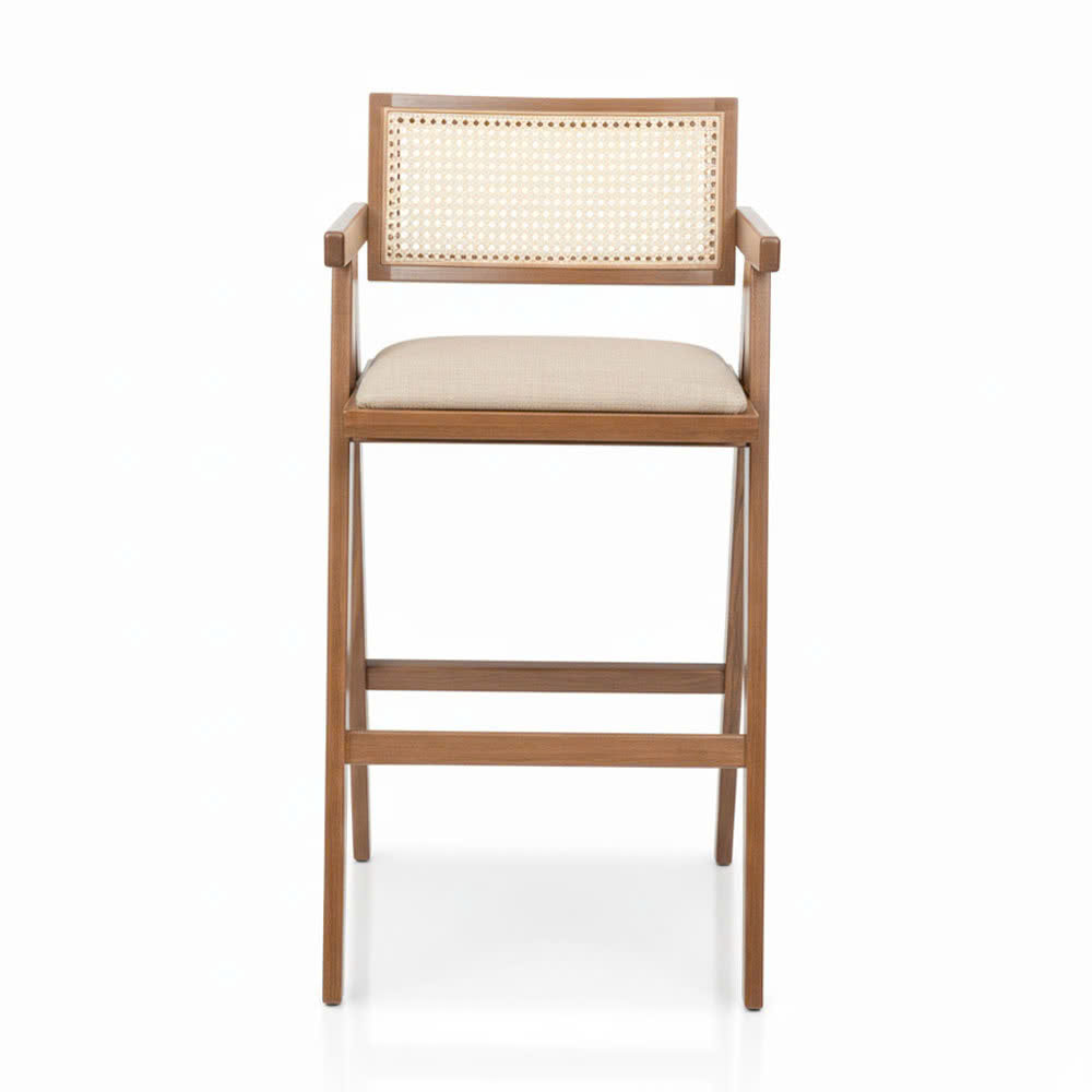 Ghế bar V-Leg bọc vải gỗ Ash G Ghế bar V-Leg bọc vải gỗ Ash G - hình 3