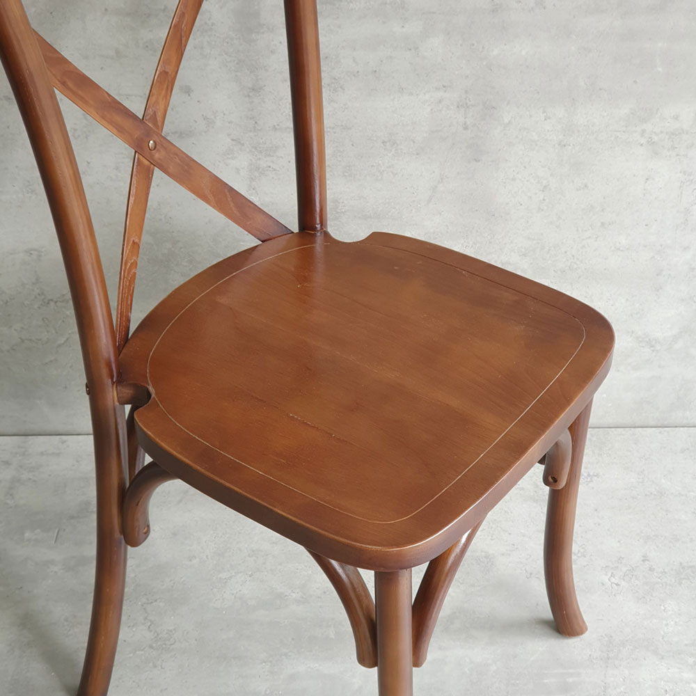 Ghế Bistro Crossback gỗ cao su Ghế Bistro Crossback gỗ cao su - hình 1
