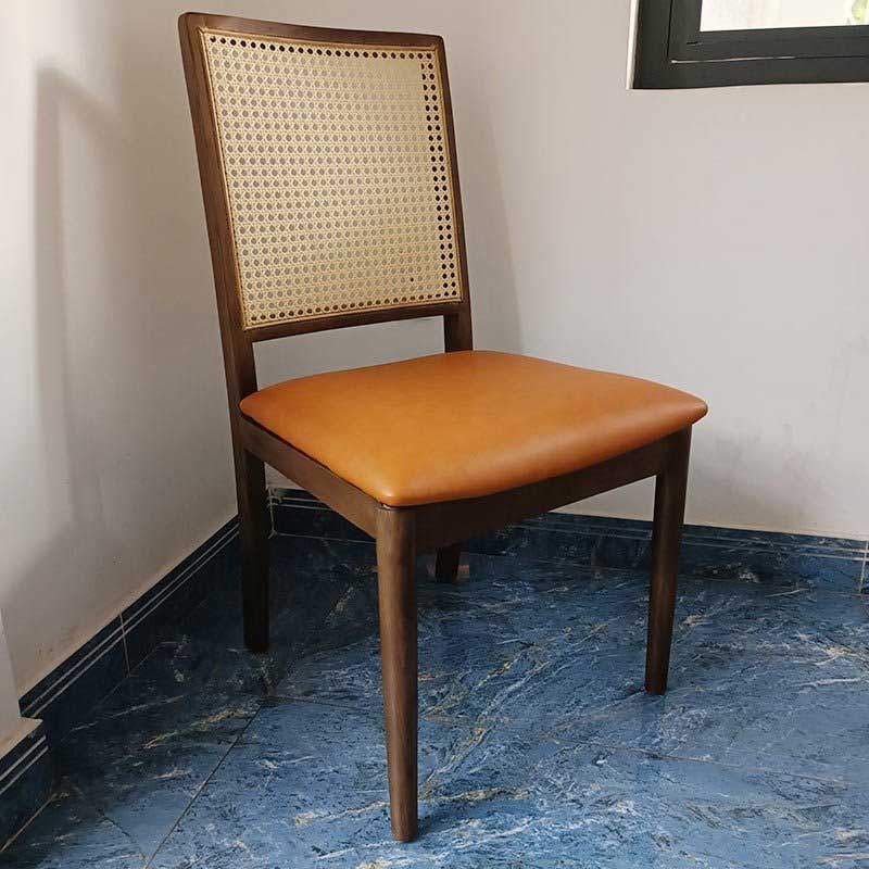 Ghế cafe, ghế ăn Mila không tay khung gỗ Ash Ghế cafe, ghế ăn Mila không tay khung gỗ Ash - hình 1