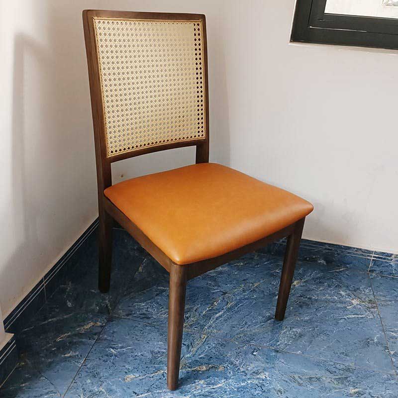 Ghế cafe, ghế ăn Mila không tay khung gỗ Ash Ghế cafe, ghế ăn Mila không tay khung gỗ Ash - hình 2