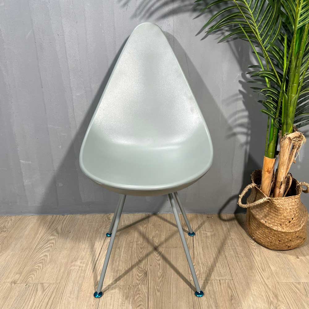 Ghế cafe giọt nước nhựa ABS chân sắt Ghế cafe giọt nước nhựa ABS chân sắt - hình 5