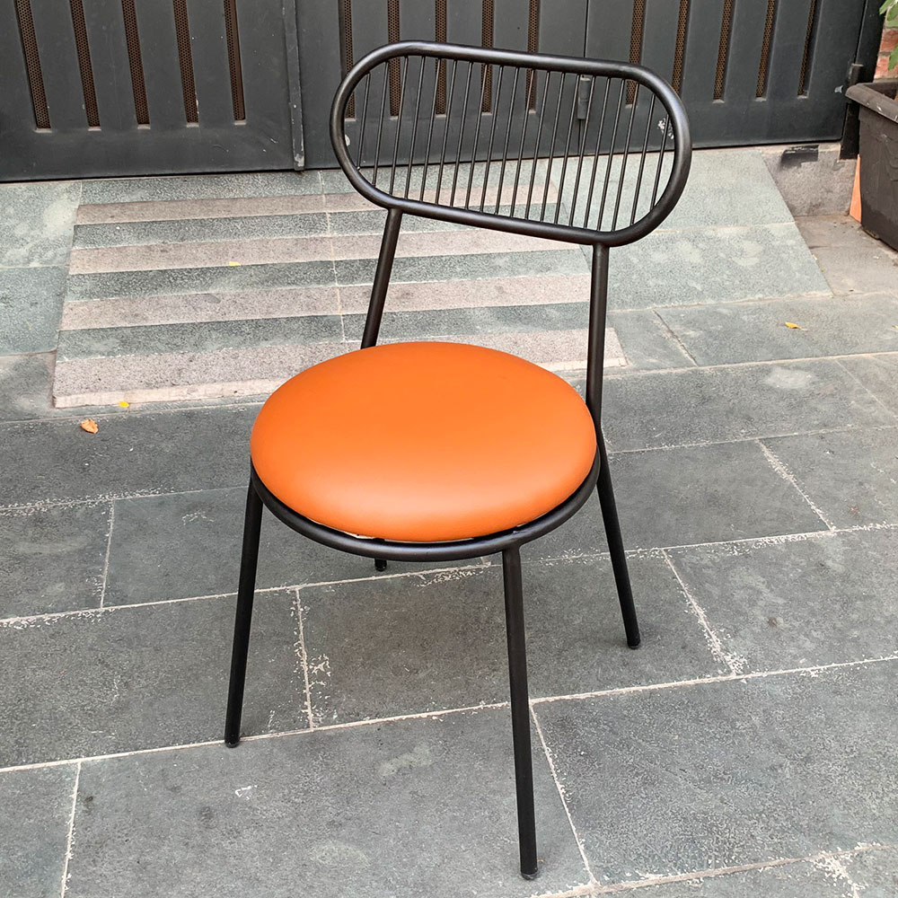 Ghế cafe khung sắt sơn tĩnh điện Ghế cafe khung sắt sơn tĩnh điện - hình 3