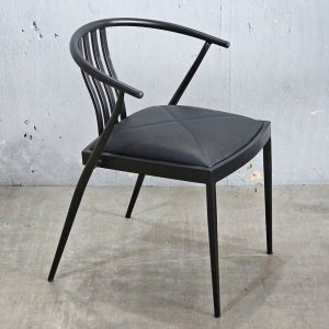 Ghế cafe nệm simili khung sắt - hình 1