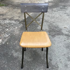 Ghế cafe nệm simili khung sắt màu đồng Kite 03 - hình 1