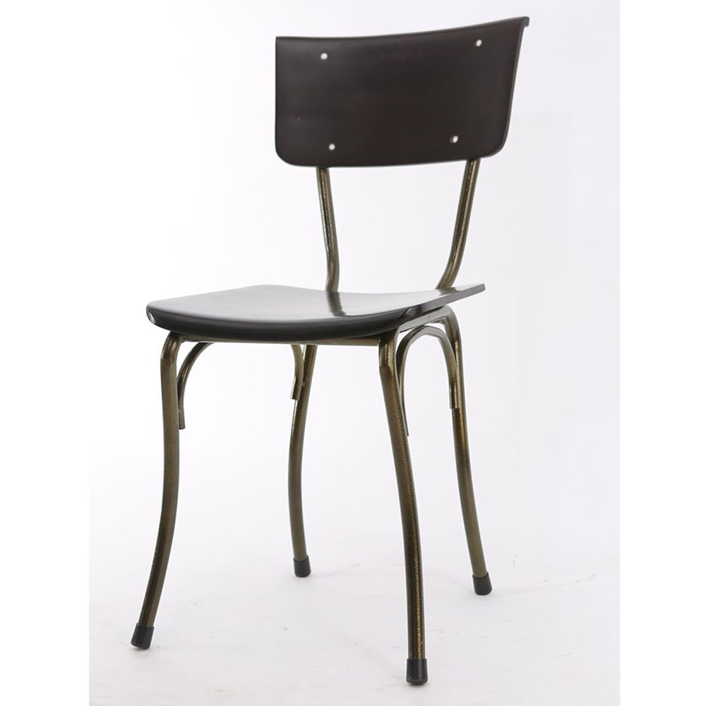 Ghế cafe ngoài trời khung sắt màu đồng Kite 02 Ghế cafe ngoài trời khung sắt màu đồng Kite 02 - hình 1