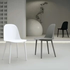 Ghế Cafe Nhựa Cao Cấp Khung Kim Loại Gaia 01 - hình 1