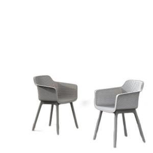 Ghế Cafe Nhựa Cao Cấp Khung Kim Loại Narnia 3062