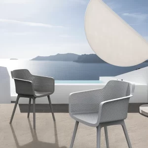 Ghế Cafe Nhựa Cao Cấp Khung Kim Loại Narnia 3062 - hình 1