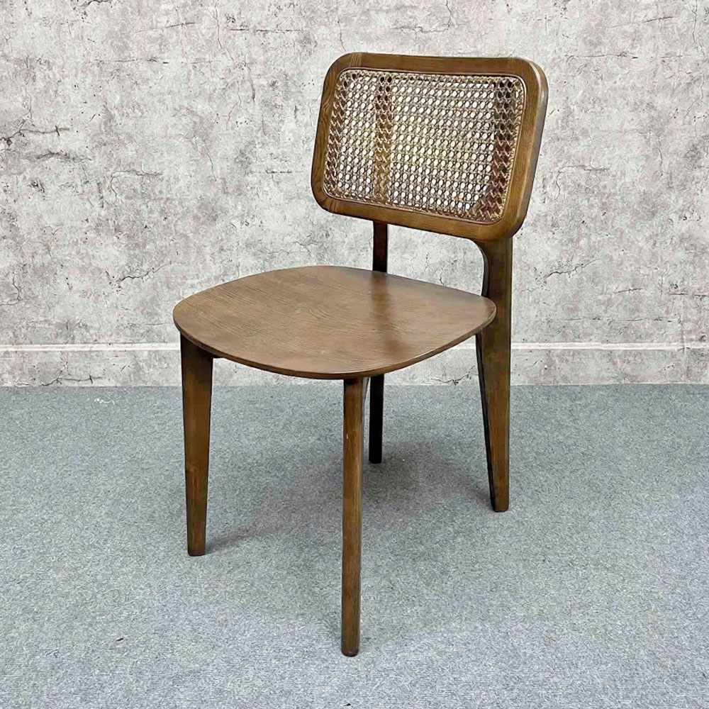 Ghế CH301 tựa lưng lưới mắt cáo gỗ Ash Ghế CH301 tựa lưng lưới mắt cáo gỗ Ash - hình 2