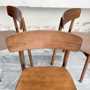 Ghế Cross gỗ tần bì lưng tựa plywood - hình 1