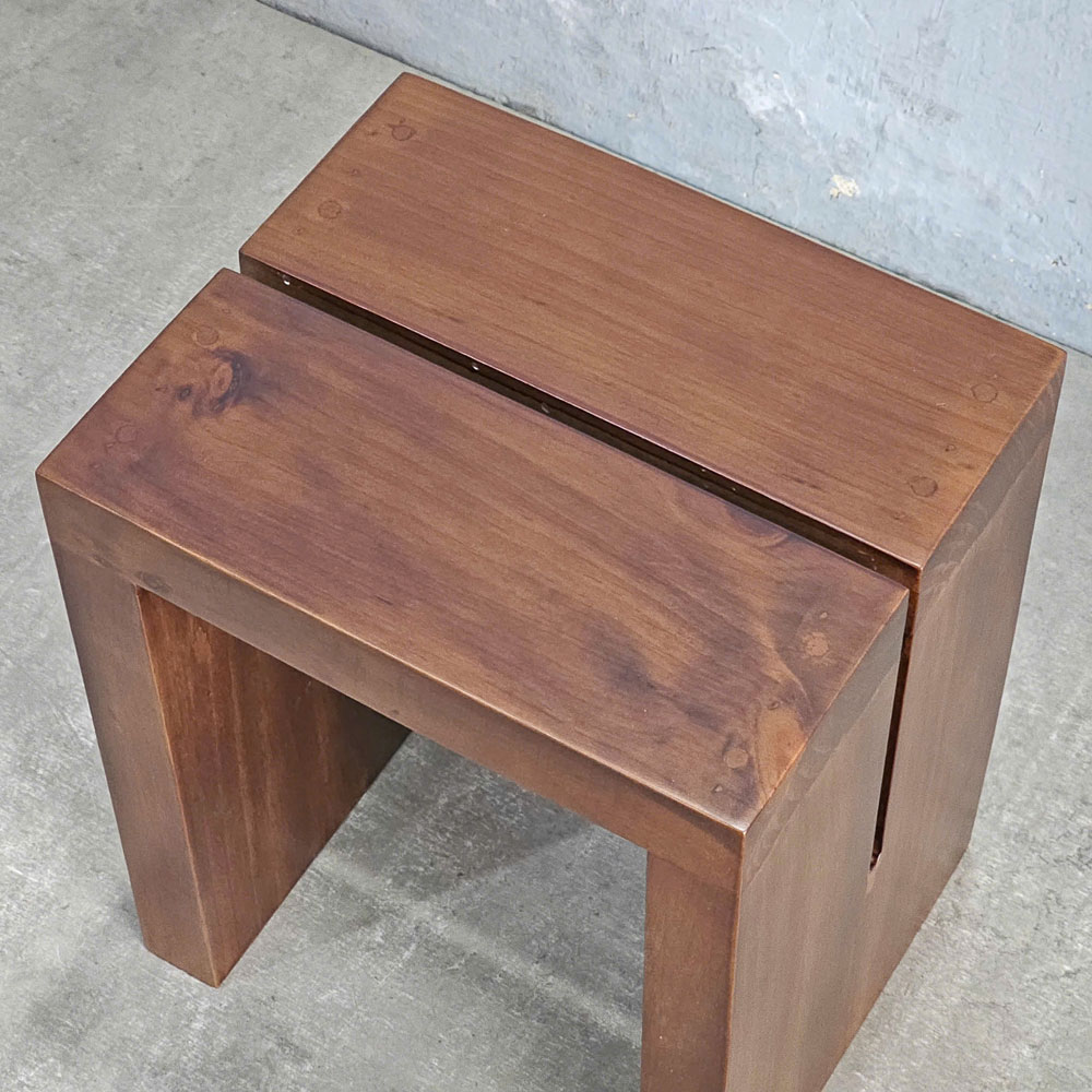 Ghế đôn 30x25x35cm gỗ thông Ghế đôn 30x25x35cm gỗ thông - hình 3