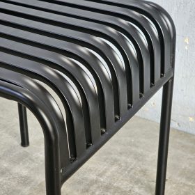 Ghế đôn ngoài trời 40x40cm sắt sơn tĩnh điện - hình 1