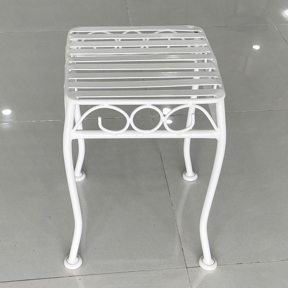 Ghế đôn ngoài trời sắt mỹ nghệ Ghế đôn ngoài trời sắt mỹ nghệ - hình 1