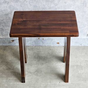 Ghế đôn vuông gỗ tràm - hình 1