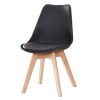 Ghế Eames chân gỗ có nệm nhiều màu