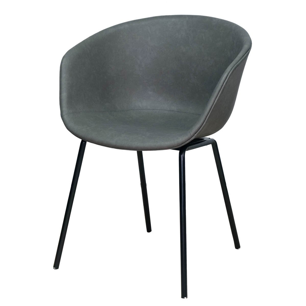 Ghế HAY bọc nệm da si cao cấp chân sắt sơn tĩnh điện GAK26-PU Ghế HAY bọc nệm da si cao cấp chân sắt sơn tĩnh điện GAK26-PU - hình 1