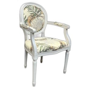 Lỗi 404 Ghế Louis có tay nệm bông khung gỗ