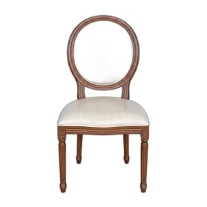 Lỗi 404 Ghế Louis không tay gỗ cao su bọc da simili
