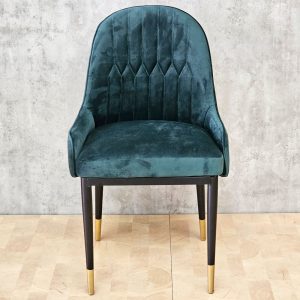 Ghế Monet bọc vải nhung khung chân sắt - hình 1