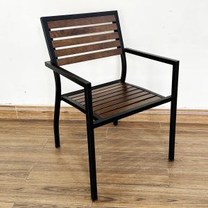 Ghế ngoài trời Stacking có tay - hình 1