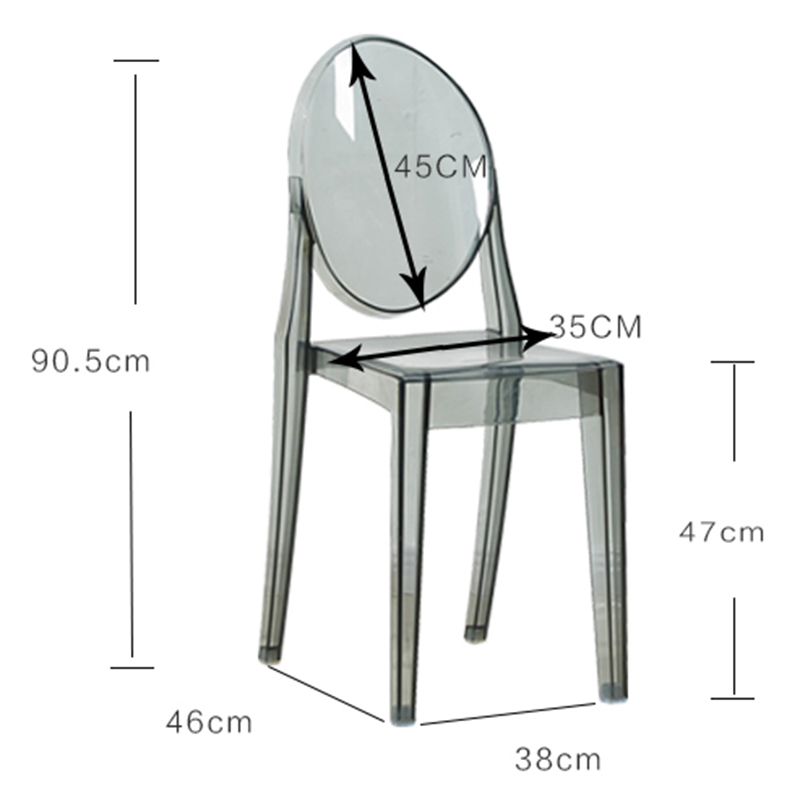 Ghế nhựa trong suốt cao cấp Ghế nhựa trong suốt cao cấp - hình 2