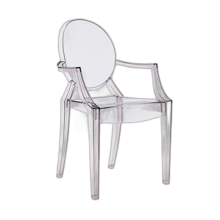 Ghế nhựa trong suốt Ghost Arm cao cấp GBC68024 Ghế nhựa trong suốt Ghost Arm cao cấp GBC68024