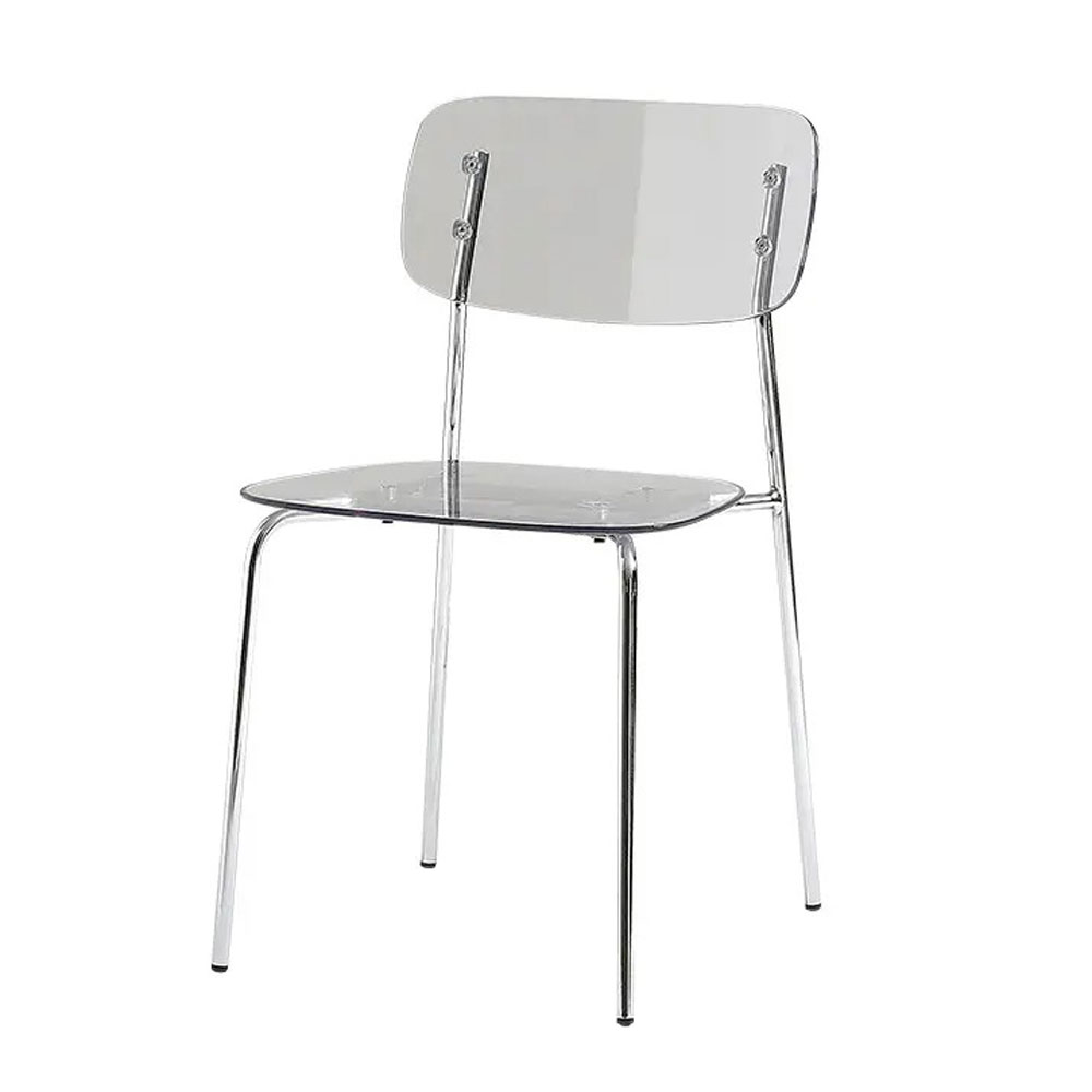 Ghế nhựa trong suốt Ghost-B chân sắt cao cấp Ghế nhựa trong suốt Ghost-B chân sắt cao cấp - hình 1