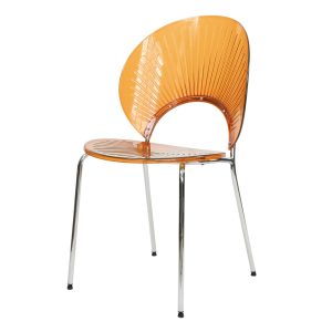 Ghế nhựa trong suốt nhiều màu - hình 1