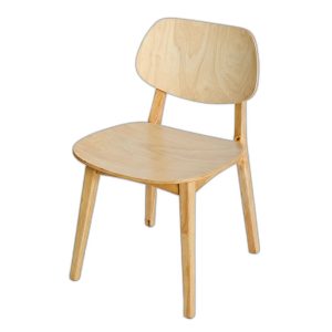 Ghế PLC mặt plywood gỗ cao su GA68041