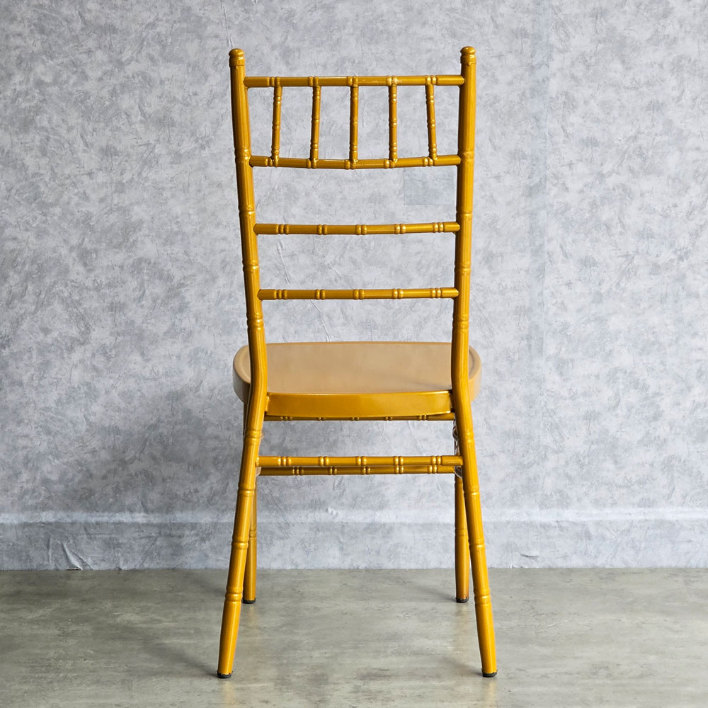 Ghế sắt Chiavari (Chivas) gân đốt trúc sơn tĩnh điện Ghế sắt Chiavari (Chivas) gân đốt trúc sơn tĩnh điện - hình 5