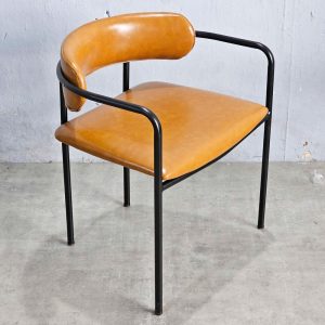 Ghế Simon có tay tựa nêm bọc Si chân sắt - hình 1