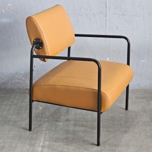 Ghế sofa đơn bọc da simili khung sắt GSD68099 - hình 1