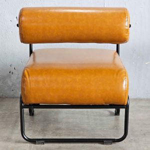 Ghế sofa đơn Candle bọc da simili khung sắt GSD68100 - hình 1